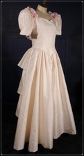 Vintage Silk Wedding Dress