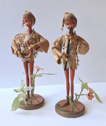 Vintage plastic pixie elves - vintage,