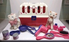 Vintage 90s Battat Toy Walt Disney Aristocats  Duchess Marie Pet Carrier Playset