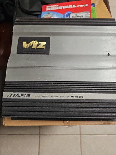 Alpine mrv f303 channel car - 4-channel,