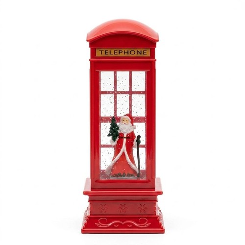 Led santa phone box - in,