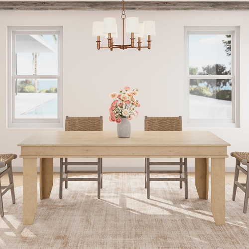 Rustic farmhouse dining table - rustic,
