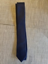 Navy Blue Thin Primary Tie