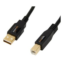Amazon Basics USB-A to USB-B 2.0 Cable for Printer or External Hard Drive 4.8m