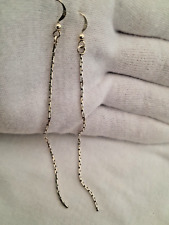 Sterling Silver Chain Earrings Drop Dangle ALEX POLIZZI STYLE