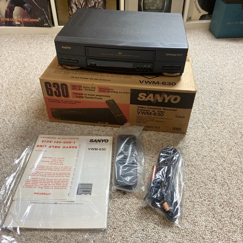 Sanyo vwm 630 video cassette - sanyo,