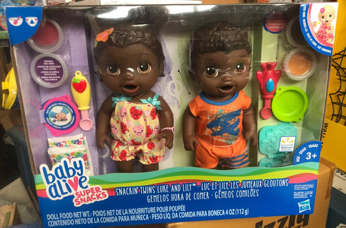 New baby alive super - new, snacks