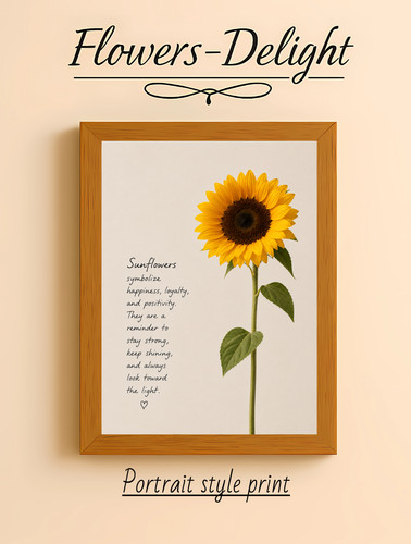Sunflower quote flower wall - flower,