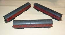 Job Lot Of 3 kit built OO Gauge Suburban Coaches BR Maroon.