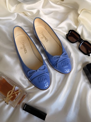 Chanel ballet flats - —, blue