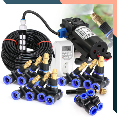 Automatic misting system kit - automatic,