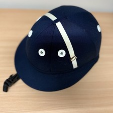 Charles Owen Polo Helmet 58cm 7 1/8 Navy Horse Riding Helmet