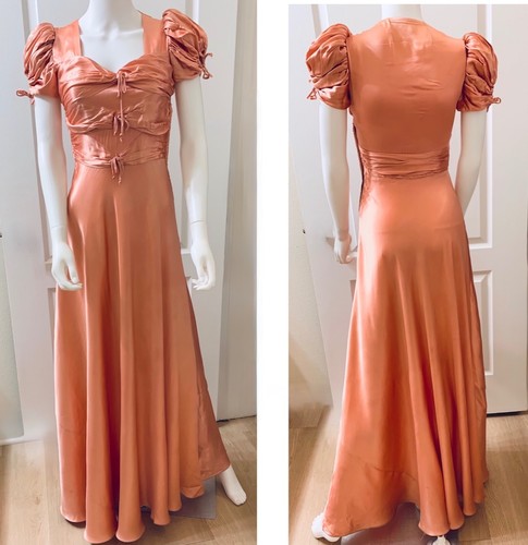 Vintage 1930s bias cut - vintage, dusty