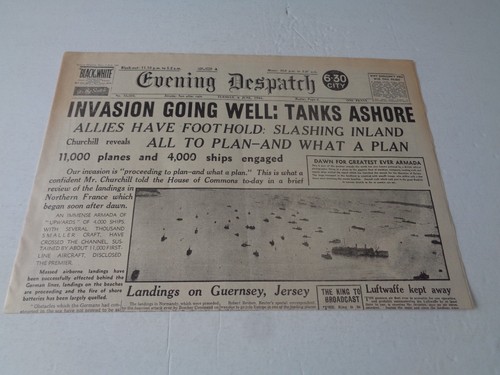 Ww2 wartime newspaper - newspaper,