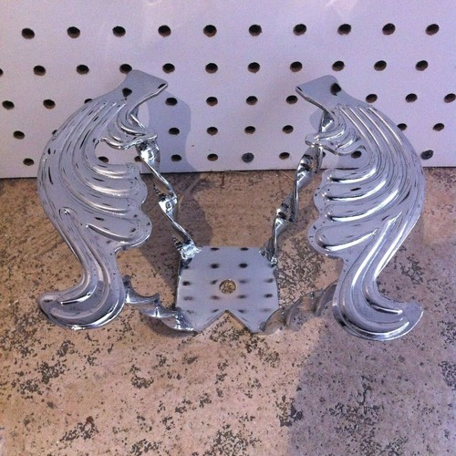 Chrome twisted wing steering - twisted,
