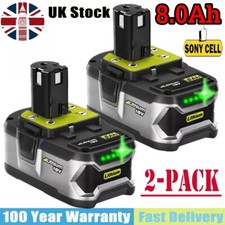 2 PACK For Ryobi 18V Battery