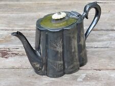 Antique Britannia Metal Teapot