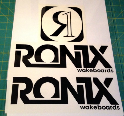 2011 ronix black - black, sticker