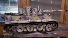 Taigen 1/16  RC German Tiger 1 early/late  Tank custom paint  bb firing