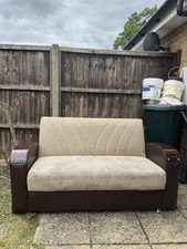 2 seater sofa bed settee used