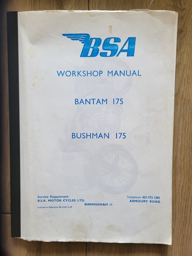 Origanal bsa workshop manual - ,