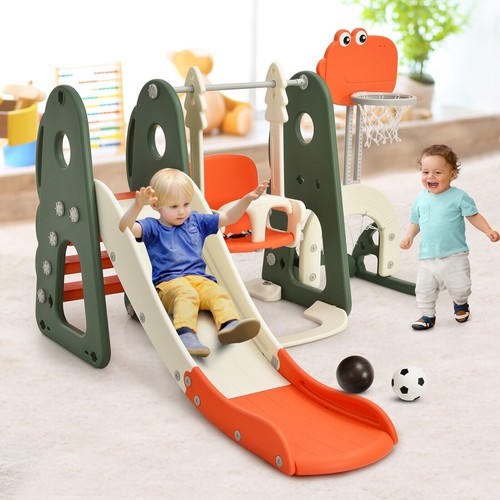 Slide and swing set - and,