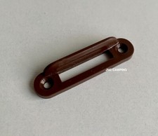 Striking Plate for Espanolett Locks Catch Brown 53 x 12mm Caravan Motorhome