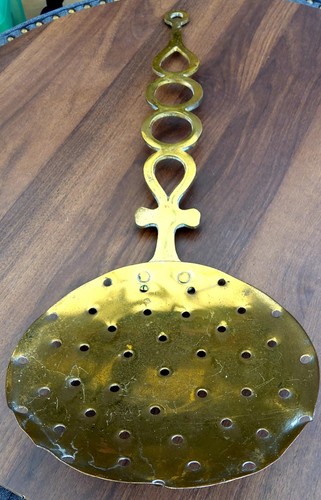 Brass skimmer antique - brass, vintage