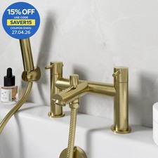Brushed Brass Shower Mixer Tap