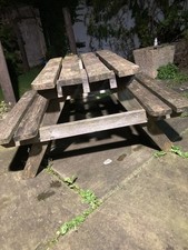 Kids’ Wooden Garden Picnic Bench