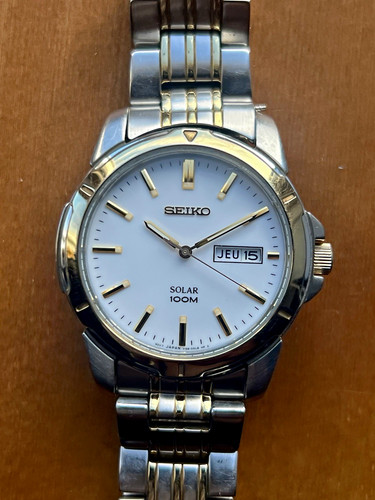 Seiko solar men watch - solar, men's
