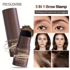 Eyebrow and hairline Stamp Shaping Eye Brow Waterproof Powder Definer Makeup UK