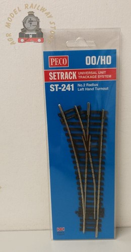 Peco 241 setrack left hand - st-241,