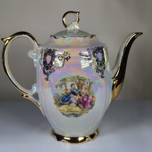 Vintage iridescent porcelain - vintage,