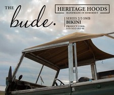 Bikini Hood in Sand Canvas -