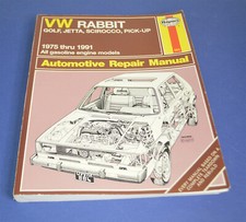 Haynes Repair Manual VW Rabbit