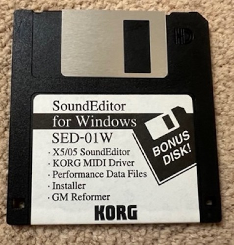 Original korg 05r sound - x5,