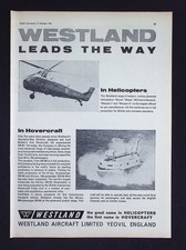 Original 1964 Advert Westland