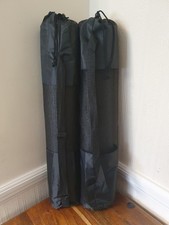 Set of 2 Hillington Backhealth Black Large Yoga Mats with 28 Poses Printed