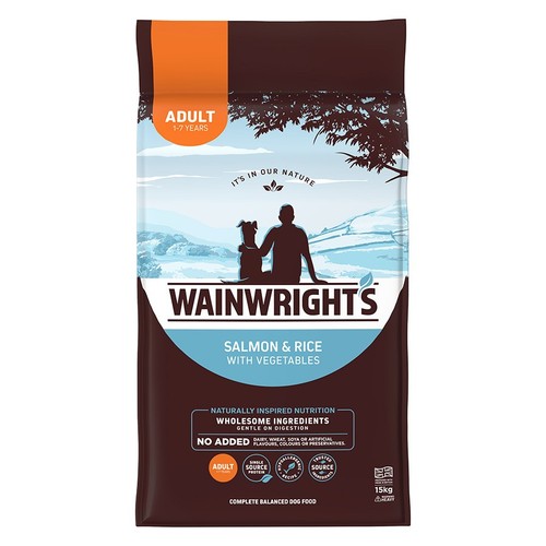 Wainwrights salmon rice adult - wainwrights,