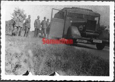 H2/10 WW2 ORIGINAL PHOTO OF GERMAN WEHRMACHT TRUCK