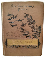 Canterbury Poets Poems By Ernest Radford Landor Antique Poetry Pocket Book