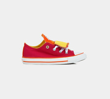 Converse Infants Chuck Taylor Double Tongue 747701C Shoes Berry Pink UK 2-9