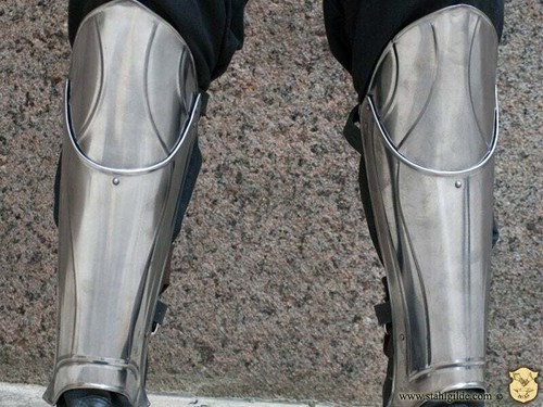 Medieval knight leg armor - knight,
