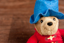 Mini Paddington Bear RED coat  17cm Soft Toy