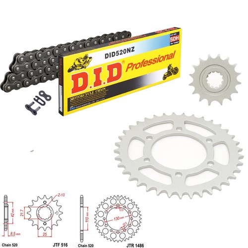 250 chain and sprocket kit - 250,