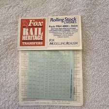 Fox Rail Heritage Transfers