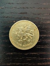 Welsh Dragon £1 One Pound