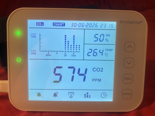 Envisense co2 monitor and - monitor,