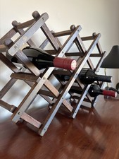 ART DECO 8 Bottle Wine Rack